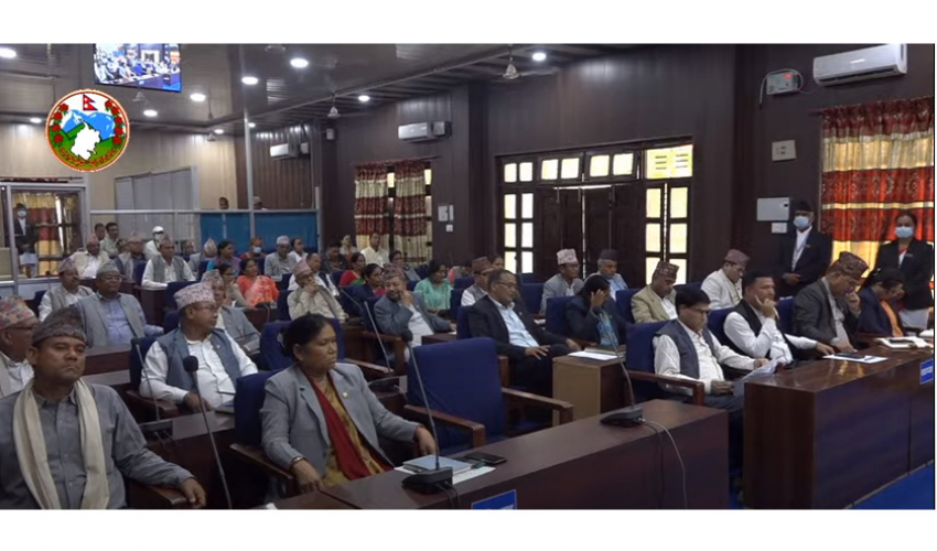 सुदूरपश्चिम प्रदेशको नीति तथा कार्यक्रम पारित