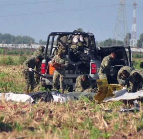 मेक्सिकोमा हेलिकप्टर दुर्घटना हुँदा १४ सैनिकको मृत्यु