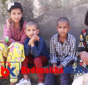 आमा र बुवाको मृत्युपछि बडिमालिकाका चार भाइबहिनी बिच्चलीमा