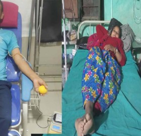 पत्रकार पाध्यायले दिए बिरामीको ज्यान बचाउँन ब्लड