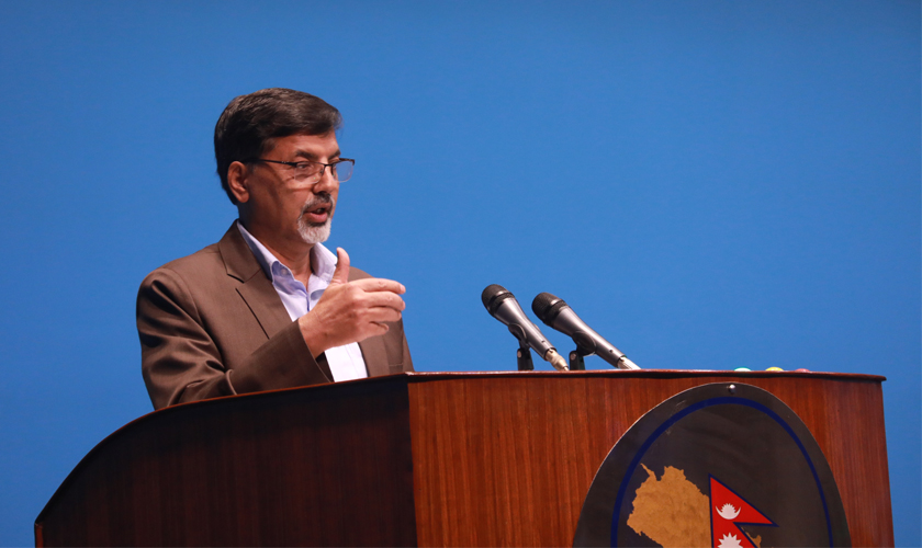 अर्थमन्त्री जनार्दन शर्माद्वारा पदबाट राजीनामा