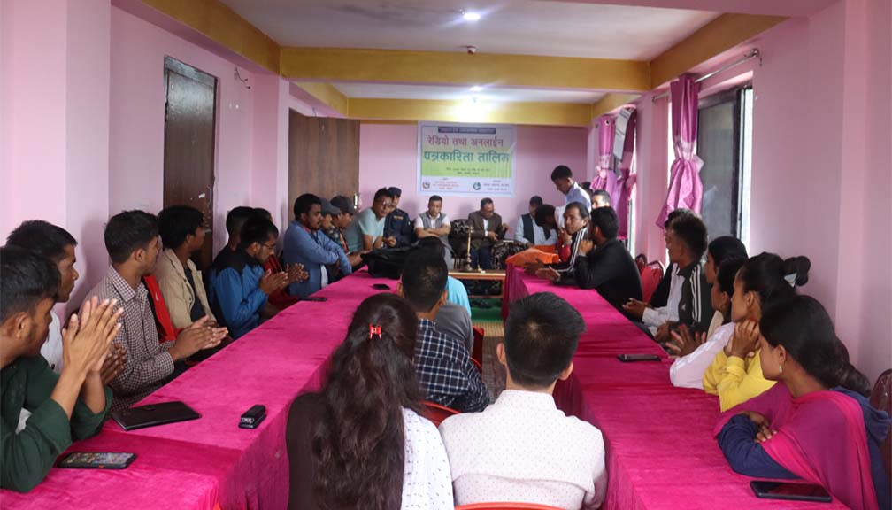 बाजुरामा रेडियो र अनलाइन पत्रकारीता तालिम सम्मन्न