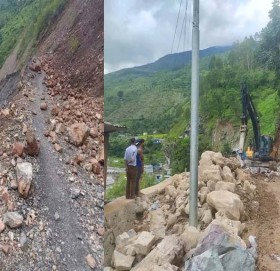 बझाङमा ग्रामीण सडकको बेहाल:वर्षा सुरु भएसँगै अधिकांश कच्ची सडकमा जोखिम यात्रा