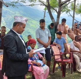 साफेँ मार्तडी सडकको द्धारीमा बैकल्पीक सडकको काम एक हप्ता भित्र सुरु हुने