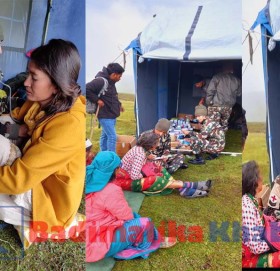 नेपाली सेनाद्धारा बडिमालिकाको त्रिवेणीमा स्वास्थ्य शिबिर सम्पन्न