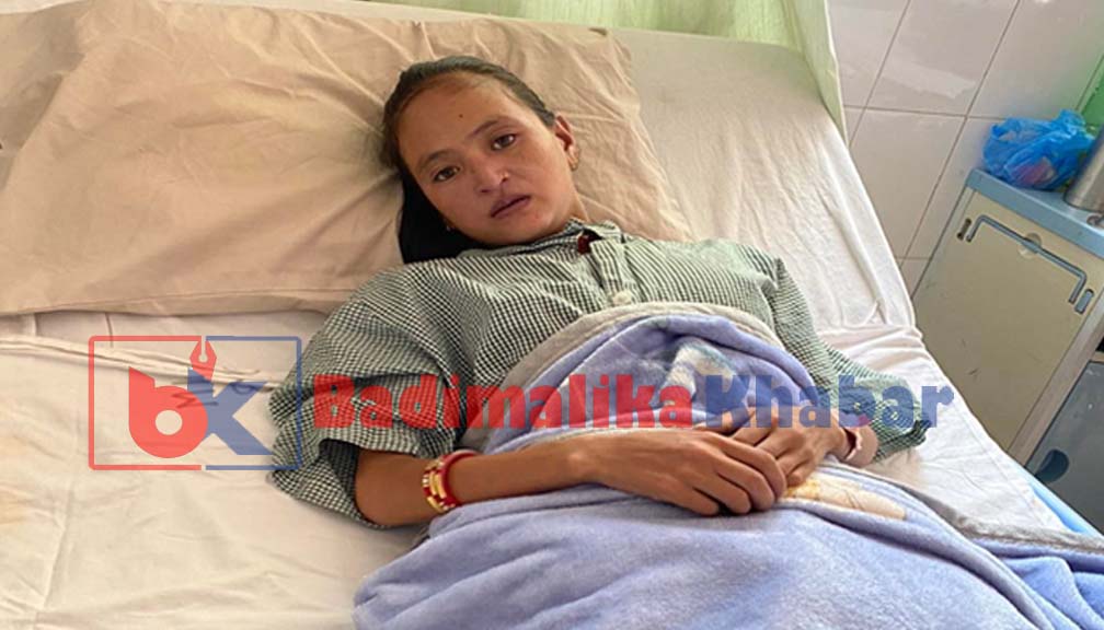 पैसा अभाबमा अलपत्र बाजुराकी सुजाताको काठमाडौमा उपचार