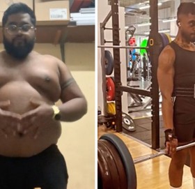 मोटे भन्दै गर्लफ्रेण्डले छाडेपछि एक वर्षमै यस्तो शरीर !