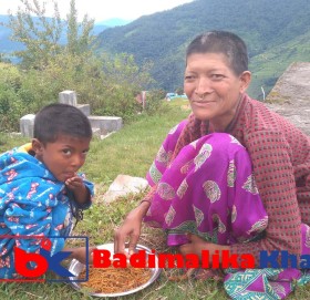 ५ बर्ष ओडार बसेकी बाजुराकी जलु घरमा बस्दाको खुशी…………..