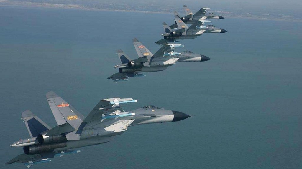 ६८ चिनियाँ लडाकु विमान र १३ युद्धपोतले मध्य रेखा पार गरे : ताइवान