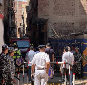 इजिप्टमा चर्चमा आगो लाग्दा ४१ जनाको मृत्यु