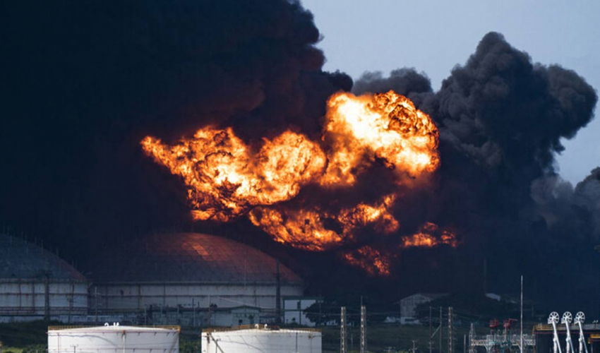 क्युबाको तेल भण्डारणमा चट्याङ पर्दा एक जनाको मृत्यु, १२० बढी घाइते, १७ अग्निनियन्त्रक बेपत्ता