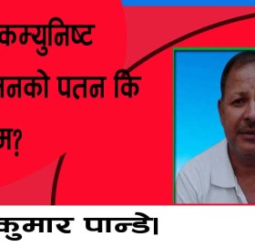 नेपाली कम्युनिष्ट आन्दोलनको पतन कि पुनर्जनम?
