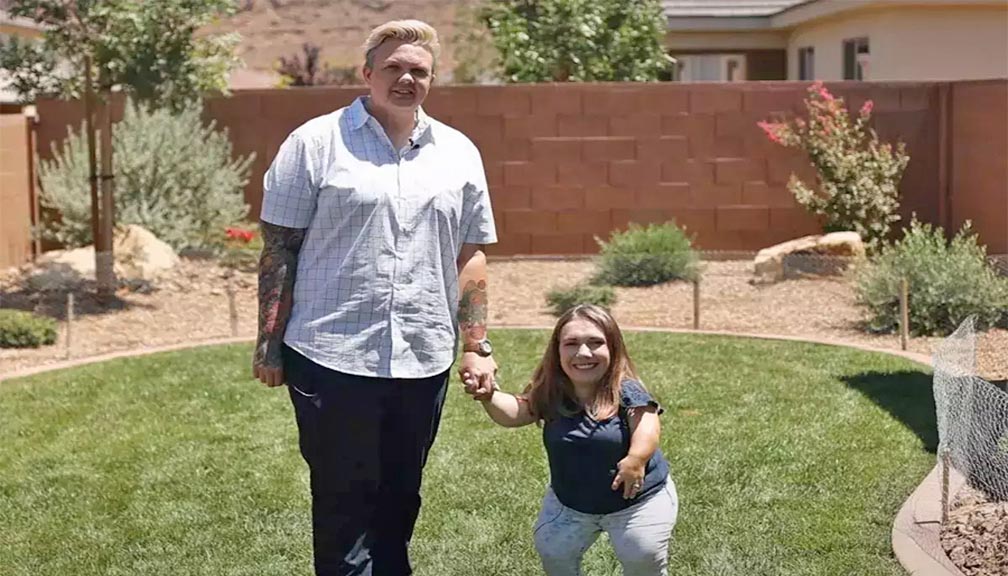 दम्पत्तिको उचाइमा ३ फिटको अन्तर, अमेरिकी जोडीले बनायो विश्व कीर्तिमान