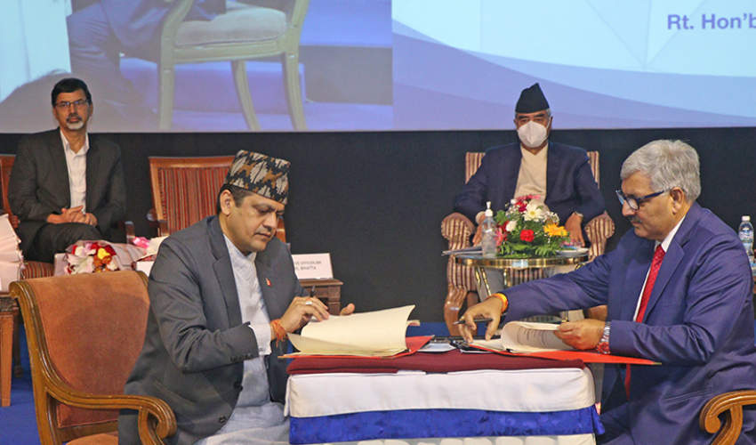 पश्चिम सेती र सेती नदी ६ को सर्वेक्षण अनुमति एनएचपीसीलाई दिने सम्झौता