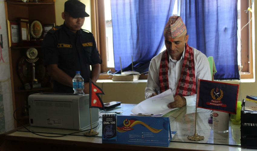 दार्चुलाको कमाण्ड सम्हाल्न पुगे डिएसपी पाण्डे