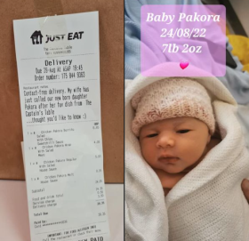 पकौडाप्रेमी बेलायतका यी जोडी, जसले बच्चाको नामनै यही राखिदिए