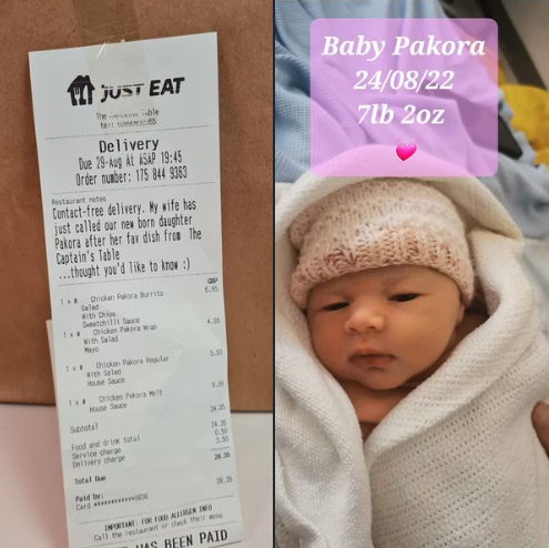 पकौडाप्रेमी बेलायतका यी जोडी, जसले बच्चाको नामनै यही राखिदिए