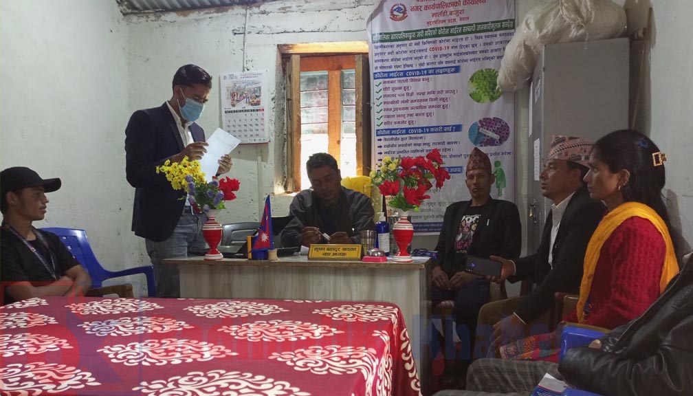 बडिमालिका नगरपालिका वडा नम्बर ६ मा सुधारीएको चुलो माग