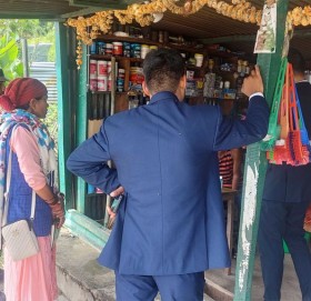 बजार अनुगमन अखाद्य बस्तु नष्ट