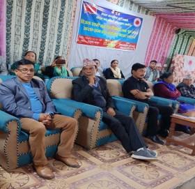 नेकपा एमाले गौमुल गाउँ कमिटीद्धारा शुभकामना आदान प्रदान