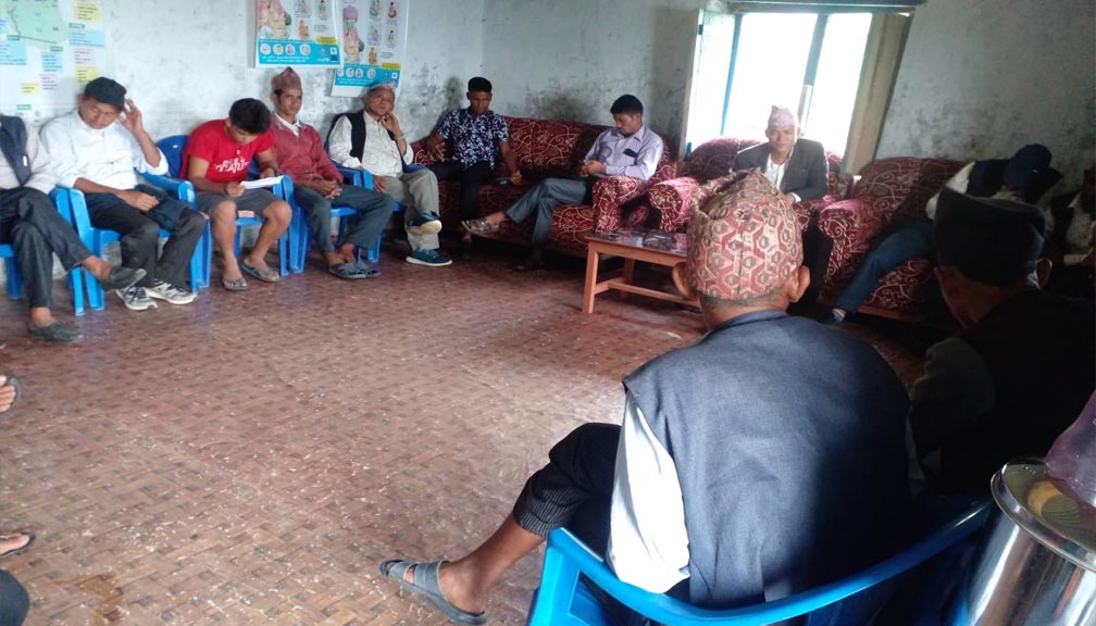 खप्तड छेडेदह गाउपालिका वडा नं ३मा राष्ट्रिय भूमि आयोग समिति गठन