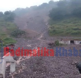 पहिरोले डोगडी स्वास्थ्य चौकी र दर्जन बढी घर विस्थापित