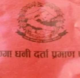 बुढीगंगा नगरपालिका ९ को वडा कार्यालयलाई निशुल्क जग्गा