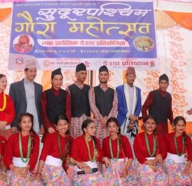 देउडा प्रतियाेगितामा बाजुराकाे टिम प्रथम