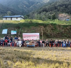 बर्षातका कारण छेडेदह फुटबल कप ४ दिनपछी संचालन भयाे