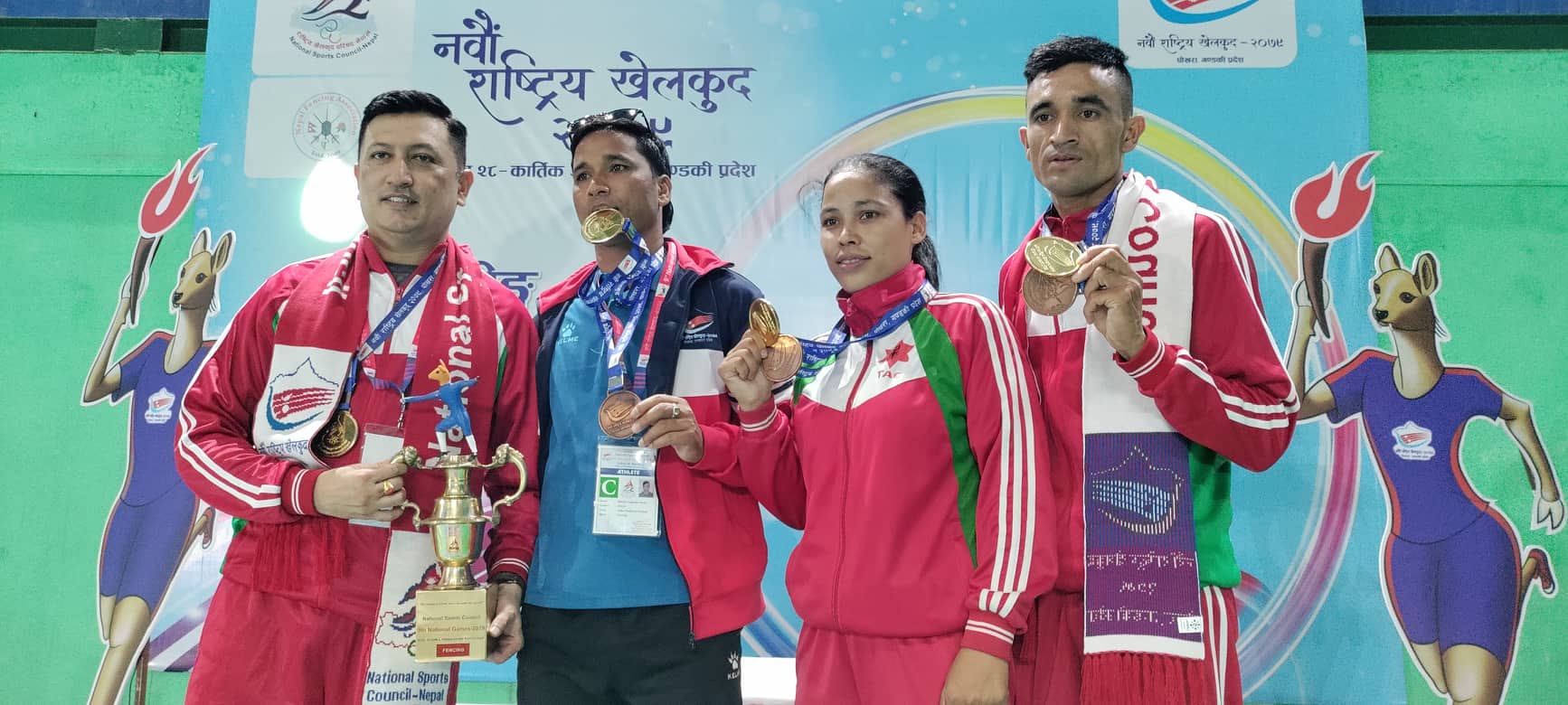 खेल चिनेको तीन महिनामा जितेको पदकबाट प्राप्त खुसी