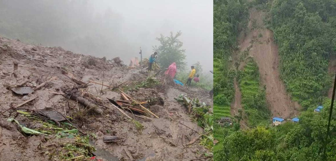 पाल्पामा बाढी र पहिरोमा परी तीनजनाको मृत्यु, चार घाइते