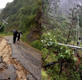 लगातारको वर्षाले सुदूर पहाडमा विद्युत सेवा प्रभावित, तराइमा बाढी