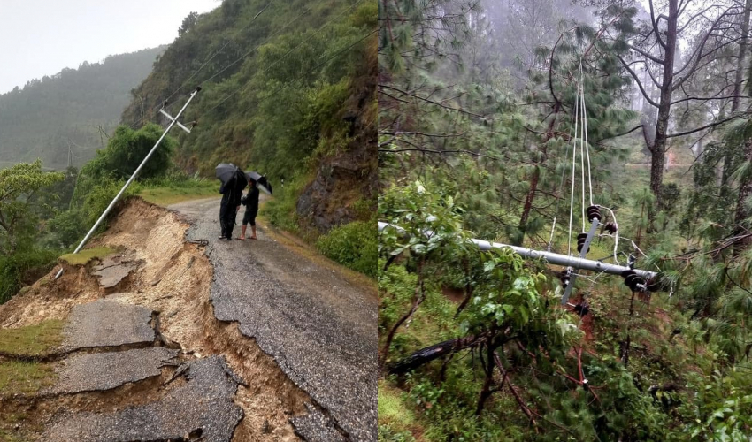 लगातारको वर्षाले सुदूर पहाडमा विद्युत सेवा प्रभावित, तराइमा बाढी