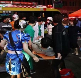 दक्षिण कोरियामा ह्यालोविन पर्वमा भागदौड हुँदा १४९ जनाको मृत्यु