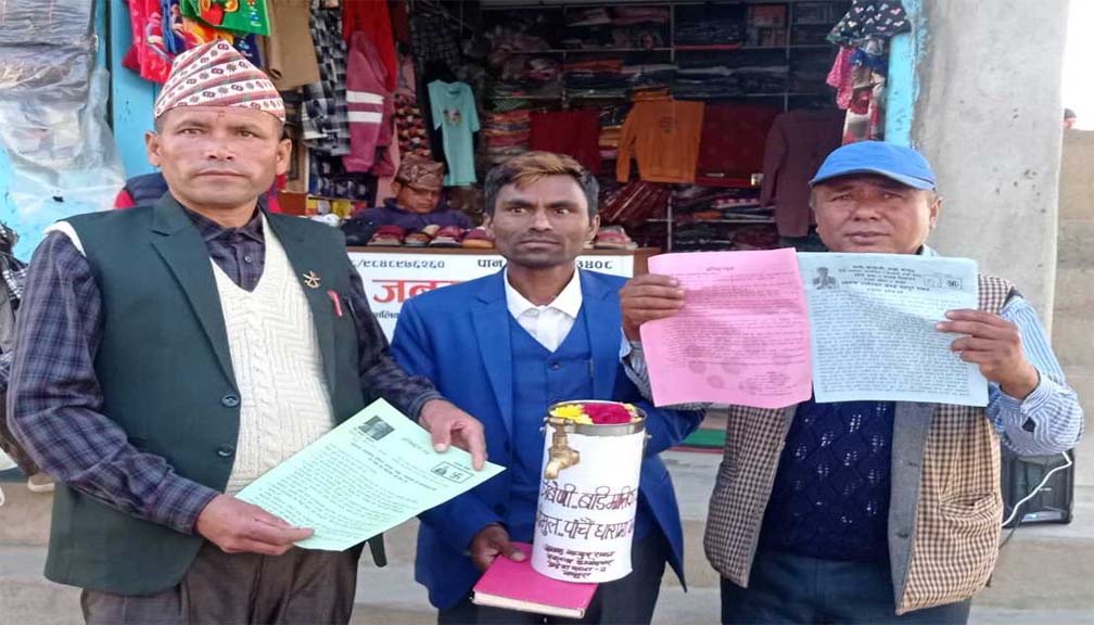 स्वतन्त्र उमेदवार बडुवाल र रावलकाे प्रतिबद्धता, खानेपानी,सडक र बिजुलीकाे दिर्घकालीन बिकास गर्छाैँ