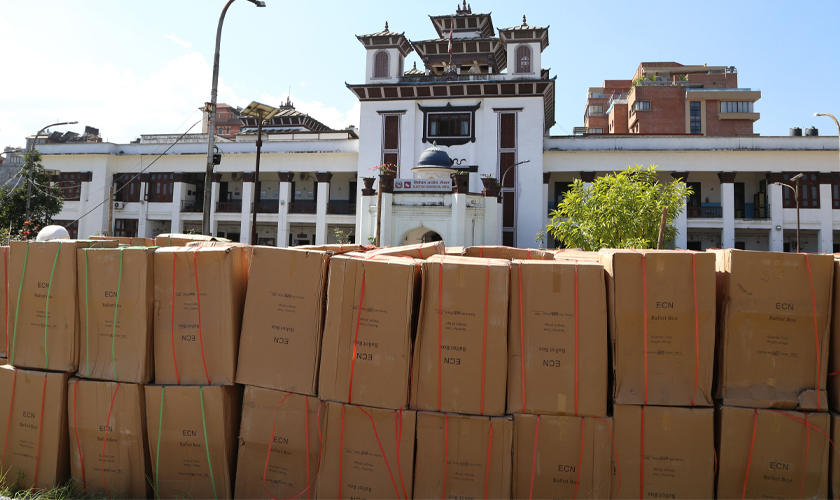 चार वटा प्रदेशको मतपत्र ढुवानी सकियो