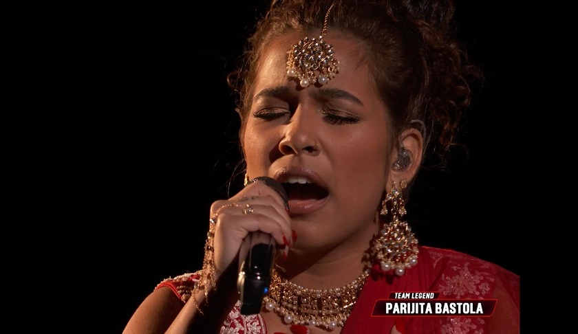 परिजिता बाँस्तोला अमेरिकी द भ्वाइसको शीर्ष १३ मा प्रवेश गर्न सफल