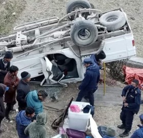 जुम्लामा जिप दुर्घटना, मतदान अधिकृतसहित ६ जना घाइते