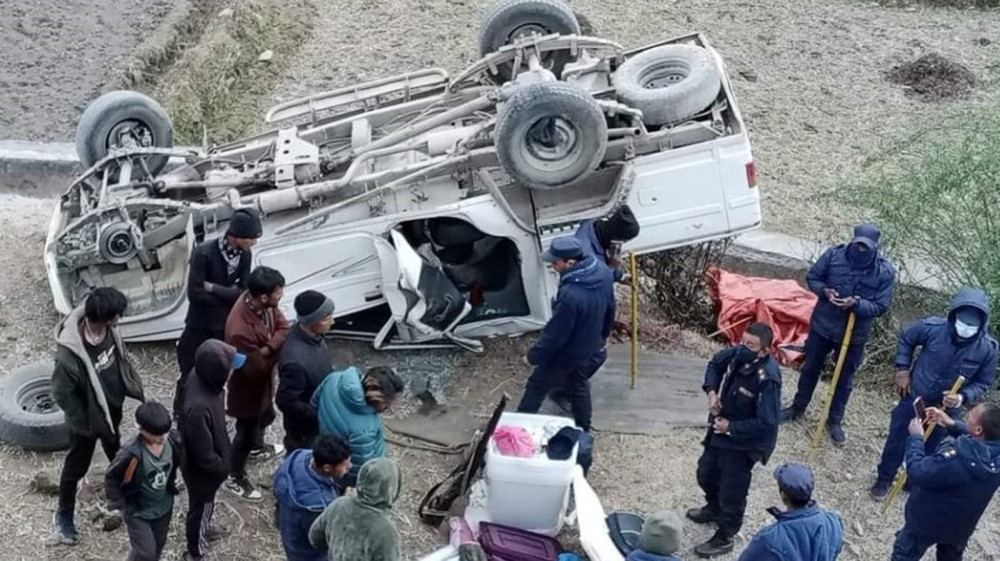 जुम्लामा जिप दुर्घटना, मतदान अधिकृतसहित ६ जना घाइते