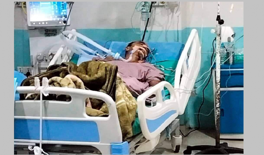 कञ्चनपुरमा करेन्ट लागेर गम्भीर घाइते भएका चन्दको उपचारका लागि आर्थिक अभाव