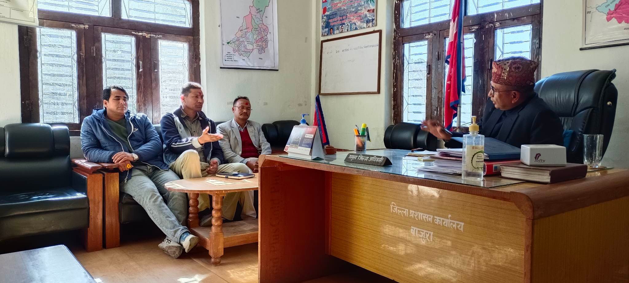 कोल्टिमा इलाका प्रशासन स्थापनाका लागि प्रदेश सांसद शाही र सिडियो बिच छलफल