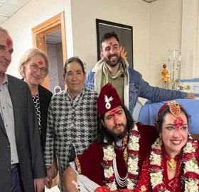 बुलेट राईडर नबिन गिरी र जर्मन नागरिक इंकाबीच बिवाह