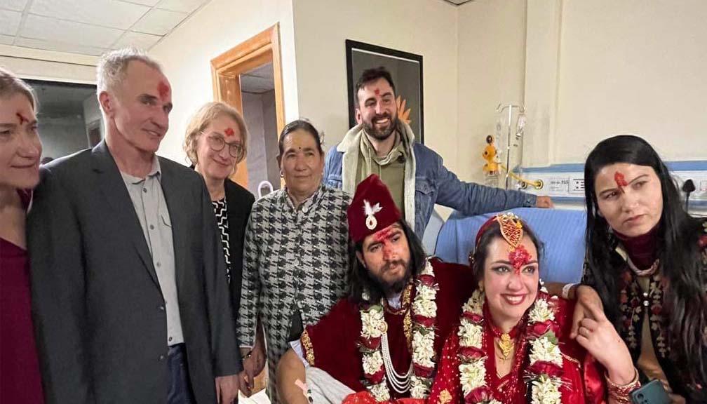 बुलेट राईडर नबिन गिरी र जर्मन नागरिक इंकाबीच बिवाह