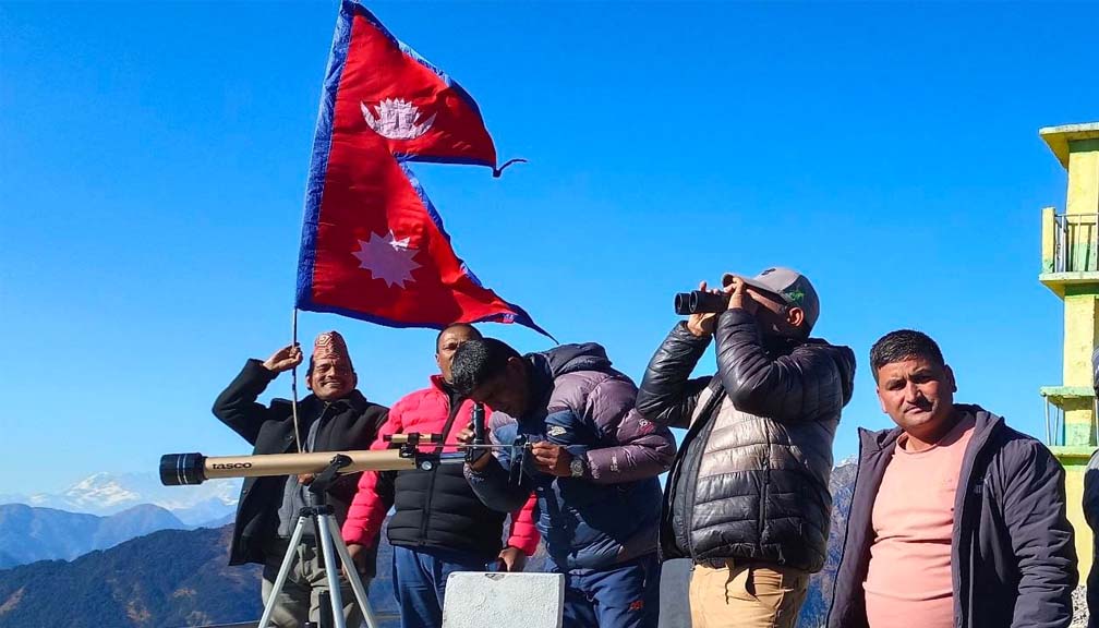 कालाजग्रामा अव टेलिस्कोप र वाईनाकुलरबाट दृस्याअवलाेकन गर्न सकिने