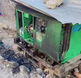 बुढीनन्दा नगरपालिमा आगजनी जिआईजेट सस्थाको गाडी तोडफोड