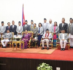 प्रचण्ड नेतृत्वको मन्त्रिपरिषद् : यस्तो छ कार्यविभाजन (सूचीसहित)