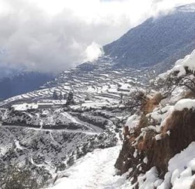 भुकम्पको केन्द्रबिन्दु बिच्छ्यामा हिमपात र फाेन सम्पर्क नहुदा  राहत तथा उद्धारमा समस्या