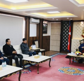 बालुवाटारमा प्रचण्ड र बाबुरामबीच भेटवार्ता