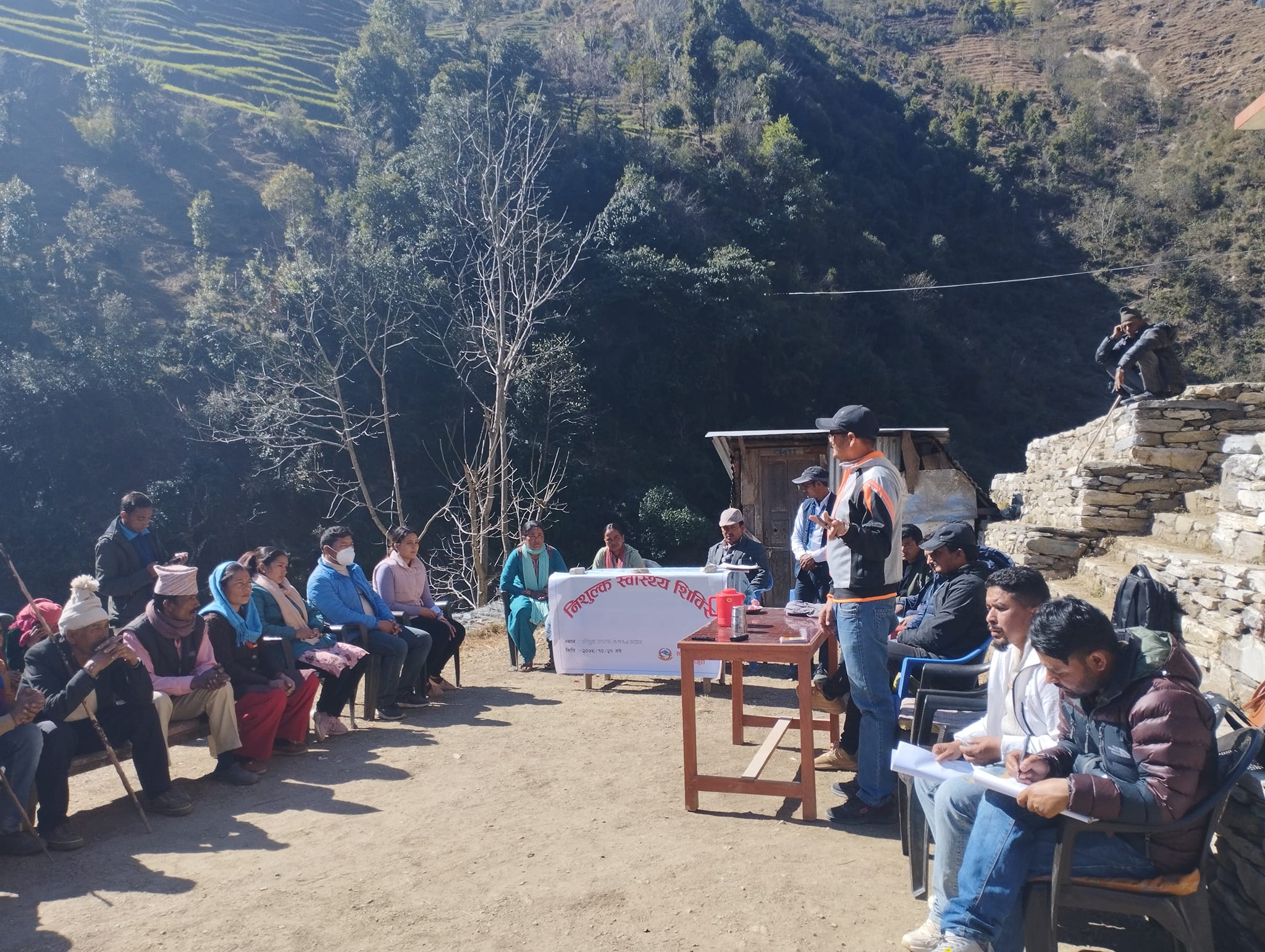 गौमुलका भूकम्प पीडितलाइ लक्षित गरेर स्वास्थ्य शिविर