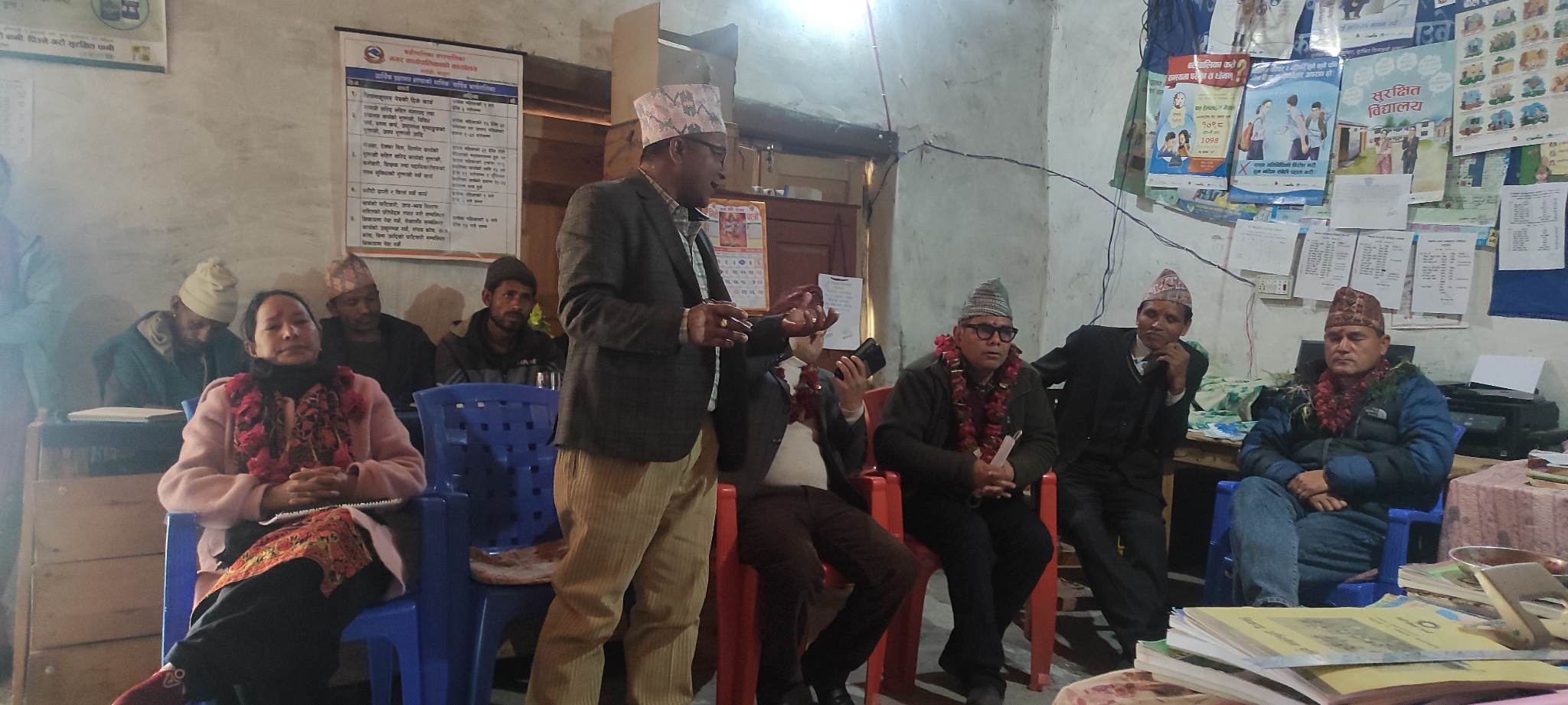 जैशीडाँडा आधारभुत बिद्याललयको शिक्षण सिकाई अनुगमन